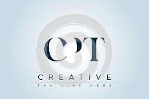 CPT abstract letter logo