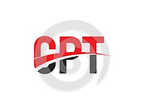 CPT Letter Initial Logo Design Vector Illustration