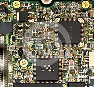CPU Circuit Board Background