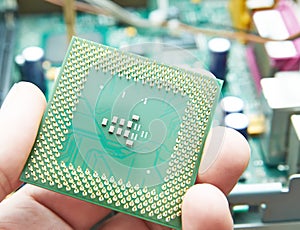 CPU in hand