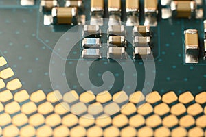 CPU Macro with Solder Pads and Components