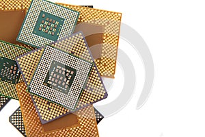 CPU microprocessors isolated