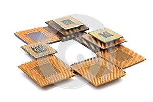 CPU microprocessors isolated