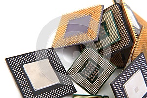 CPU microprocessors isolated