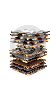 CPU microprocessors isolated