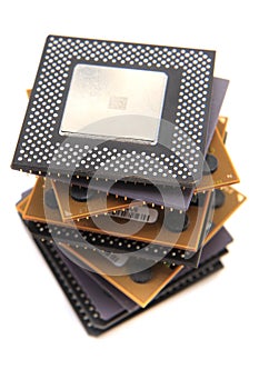 CPU microprocessors isolated
