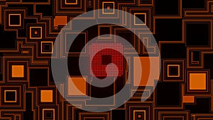 CPU. Modern processor. Abstract technology. 3d render.