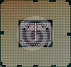 CPU processor chip computer texture close up