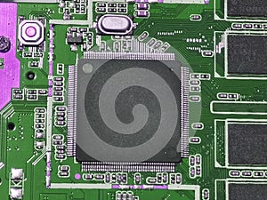 Cpu processor of tablet microchip of motherboard
