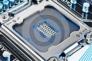 CPU socket on motherboard