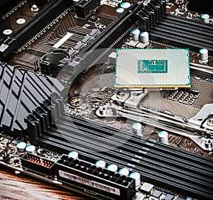 CPU socket and processor