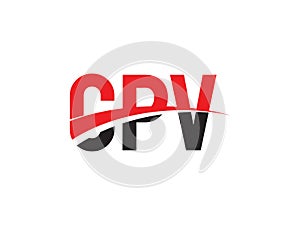 CPV Letter Initial Logo Design Vector Illustration photo