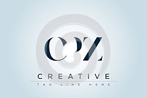 CPZ abstract letter logo