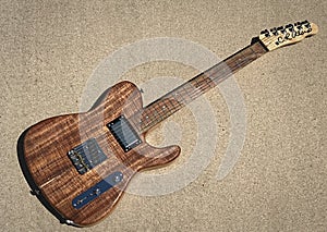 CR Alsip Tejas T koa electric guitar