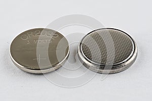 A CR2032 button cell lithium battery