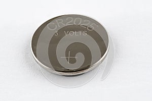 A CR2025 button cell lithium battery