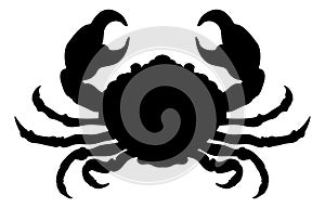 Crab Animal Silhouette photo