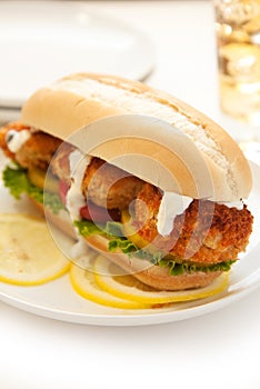 Crab Cake Sandwich