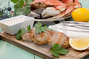 Crab Cakes Appetizer