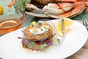Crab Cakes Appetizer photo