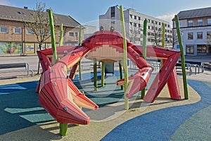 Crab climbing frame. photo