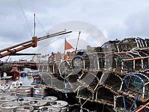 Crab crates in Whitby