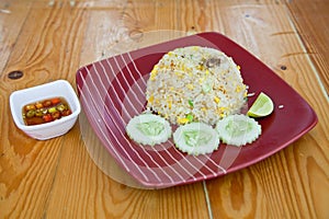 Crab fired rice