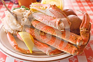 Crab legs platter