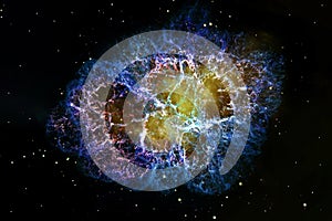 Crab Nebula  Supernova Core pulsar neutron star photo