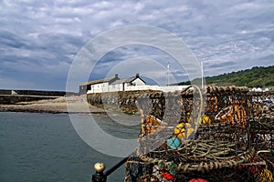 Crab Pots At The Cobb Lyme Regis