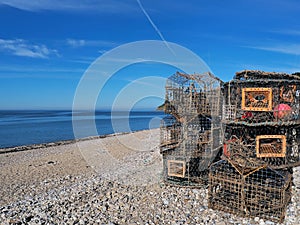 Crab Pots On Monmouth Beach - Lyme Regis