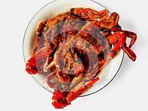 Crab with Sauce or known as Kepiting Saus Padang is one of Indonesia\'s traditional foods