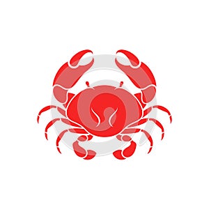 Crab. Sea life. Vector illustration