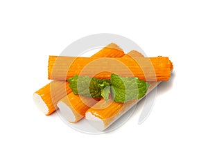 Crab Stick Isolated, Orange Crabstick Closeup, Crabmeat Food, Crabmeat Fish Sticks, Crab Sticks