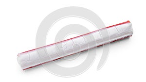 Crab stick isolated on a white background.