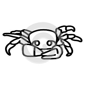 Crab vector eps Hand drawn, Vector, Eps, Logo, Icon, crafteroks, silhouette Illustration for different uses