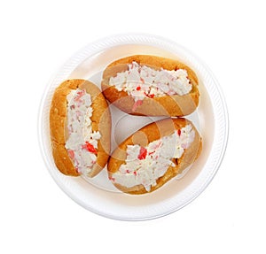 Crabmeat Filled Finger Rolls