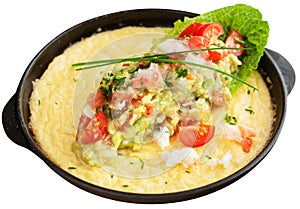 Crabmeat omelette