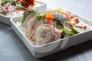 crabmeat poke bowl