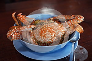 Crabs in a bowl