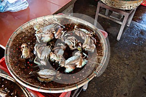 Crabs in Hoi An market