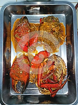 Crabs sea food kepiting makanan laut photo