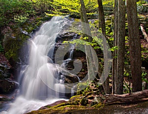 Crabtree Falls in George Washington National Forest in Virginia