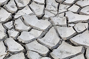 Crack in the bay of Le Mont St Michel, Normandy, France