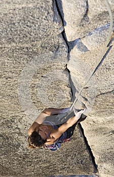 Crack Climbing