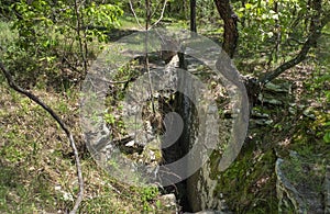 Crack in the rock trail, Van Buren, Arkansas