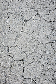 Cracked asphalt texture