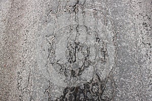 Cracked asphalt texture, background
