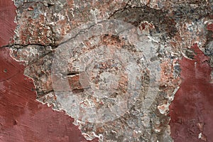 Cracked brick texture, red brick, crack, blank, street wall, wallpaper, desktop background, stone texture, concrete wall, pattern