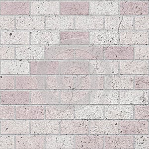 Cracked brick wall background